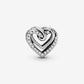 Charm Pandora Cuori intrecciati scintillante - 799270C01 - Simmi gioiellerie -Charm