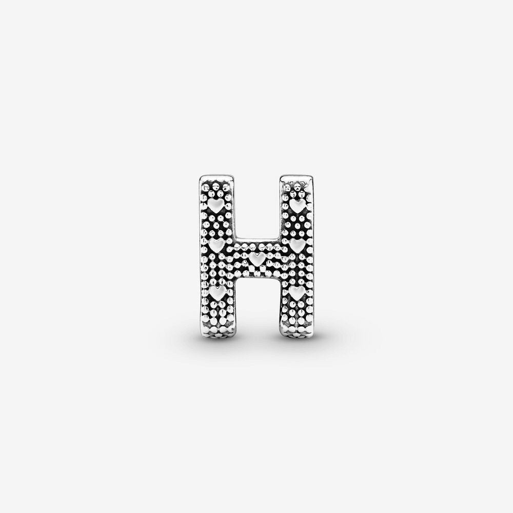Charm Pandora dell’alfabeto Lettera H - 797462 - Simmi gioiellerie -Charm
