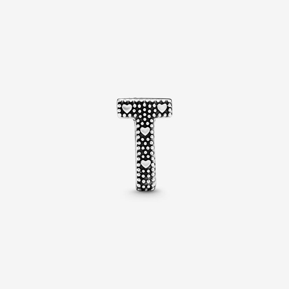 Charm Pandora dell’alfabeto Lettera T - 797474 - Simmi gioiellerie -Charm