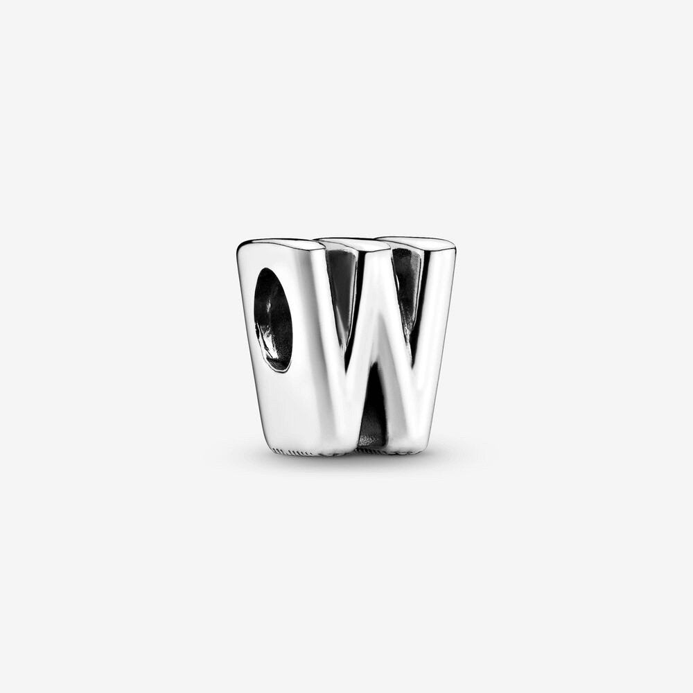 Charm Pandora dell’alfabeto Lettera W - 797477 - Simmi gioiellerie -Charm