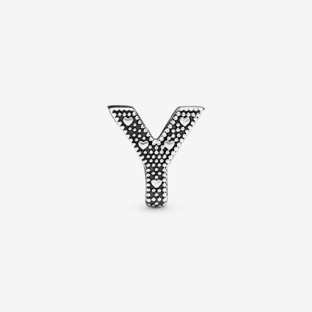 Charm Pandora dell’alfabeto Lettera Y - 797479 - Simmi gioiellerie -Charm