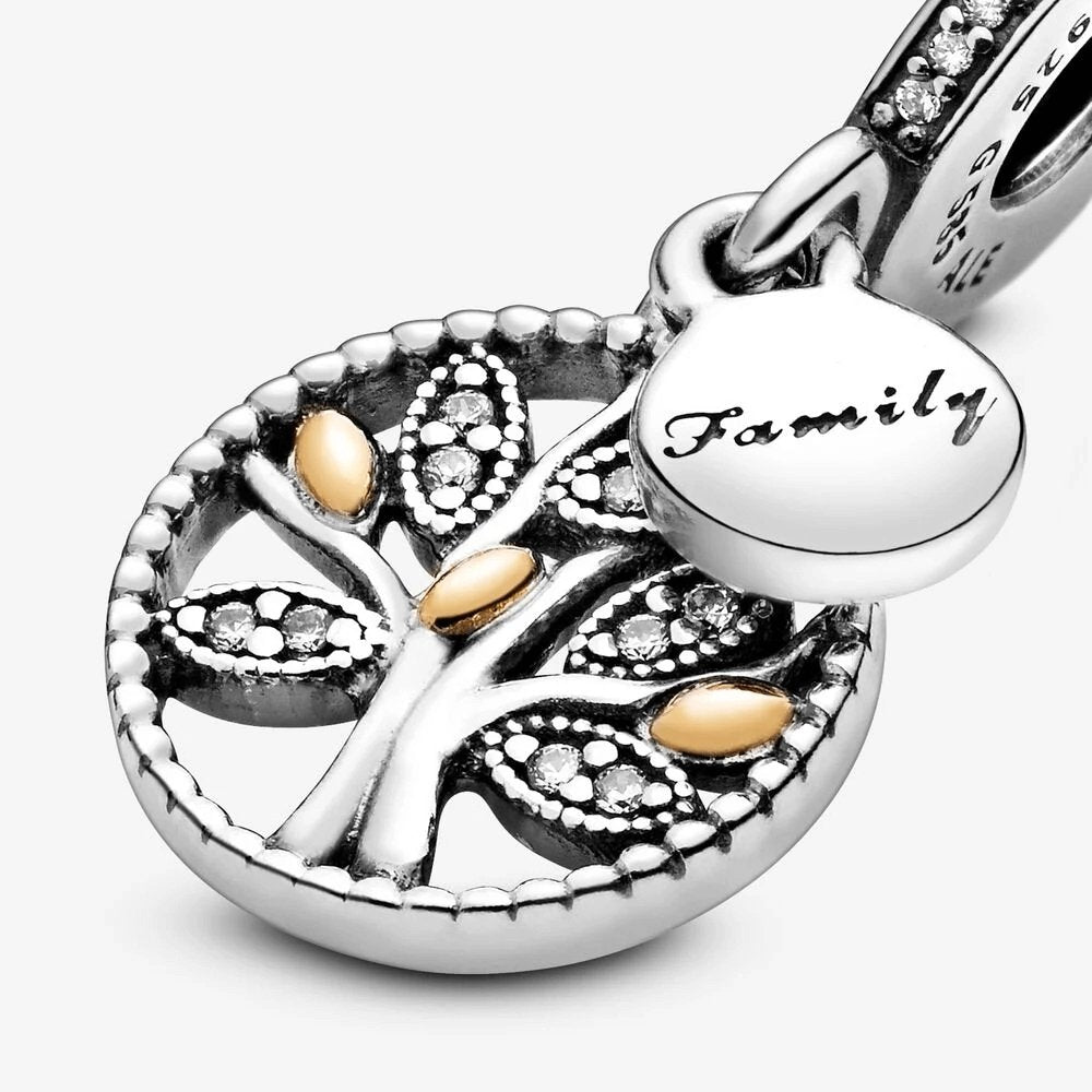 Charm Pandora pendente albero della famiglia scintillante - 791728CZ - Simmi gioiellerie -Charm