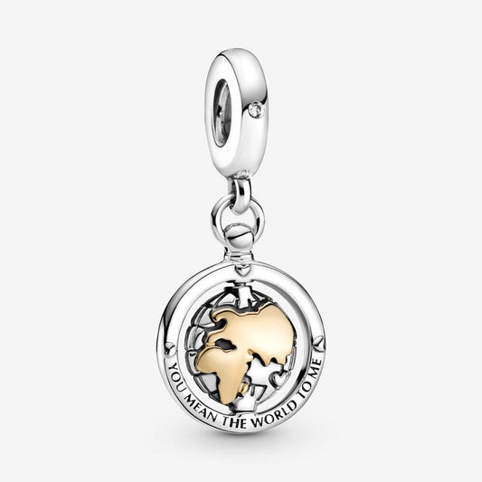 Charm Pandora Pendente Mondo Girevole - 799303C01 - Simmi gioiellerie -Charm