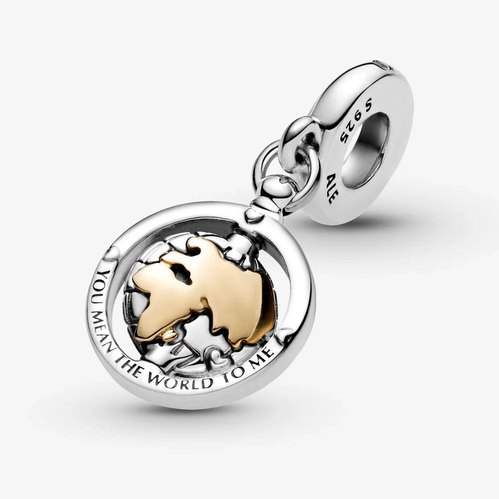 Charm Pandora Pendente Mondo Girevole - 799303C01 - Simmi gioiellerie -Charm