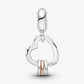 Charm Pandora Unione di Cuori - 787247NLCMX - Simmi gioiellerie -Ciondolo