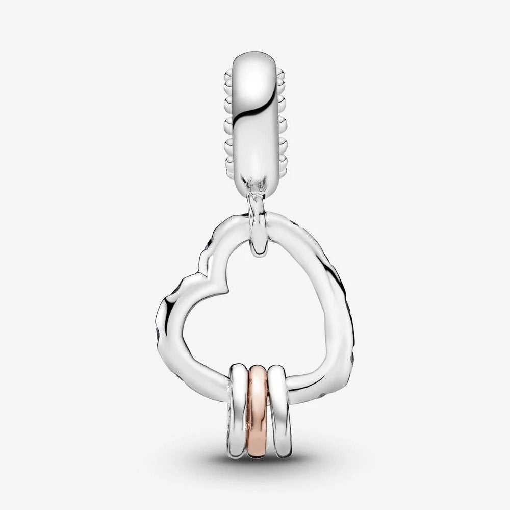 Charm Pandora Unione di Cuori - 787247NLCMX - Simmi gioiellerie -Ciondolo