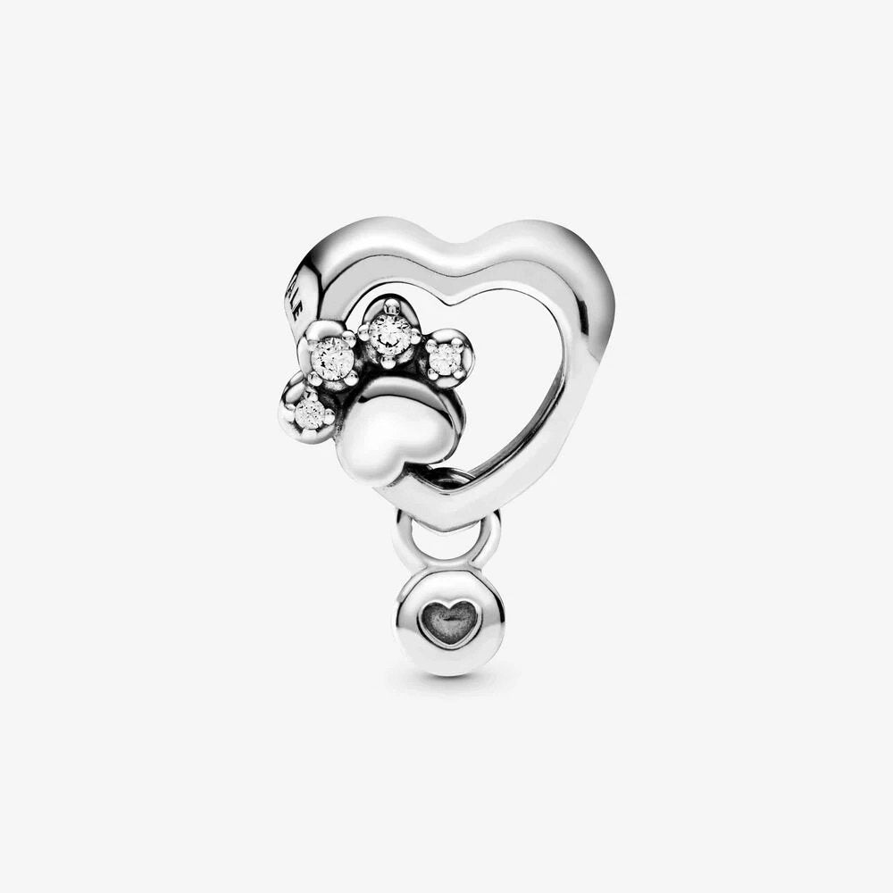 Charm Pandora Zampina e cuore scintillante - 798873C01 - Simmi gioiellerie -Charm