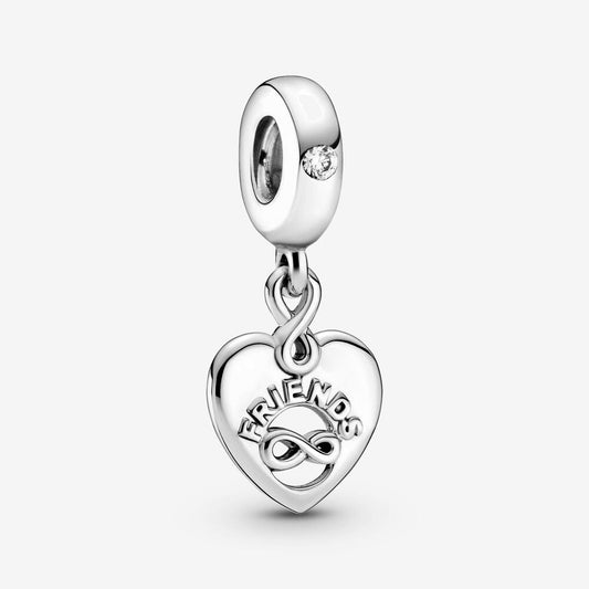 Charm pendente a cuore Amiche per sempre - 799294C01 - Simmi Gioiellerie -Charm