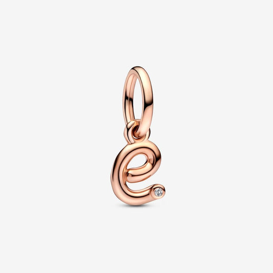 Charm pendente Alfabeto con lettera e - 782463C01 - Simmi Gioiellerie -Charm