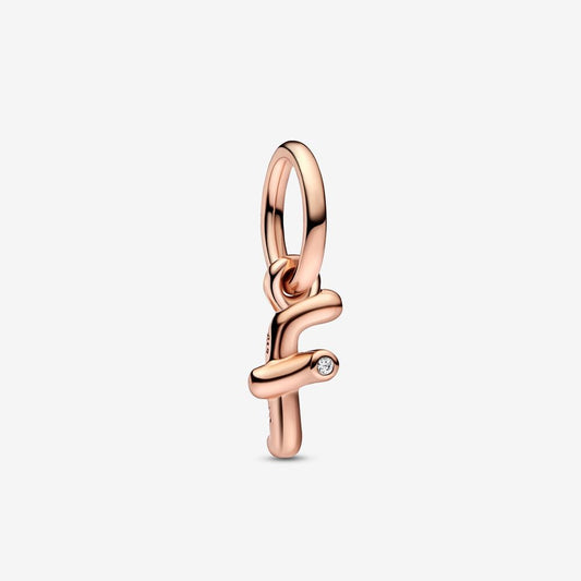Charm pendente Alfabeto con lettera f - 782532C01 - Simmi Gioiellerie -Charm