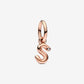 Charm pendente Alfabeto con lettera s - 782478C01 - Simmi Gioiellerie -Charm