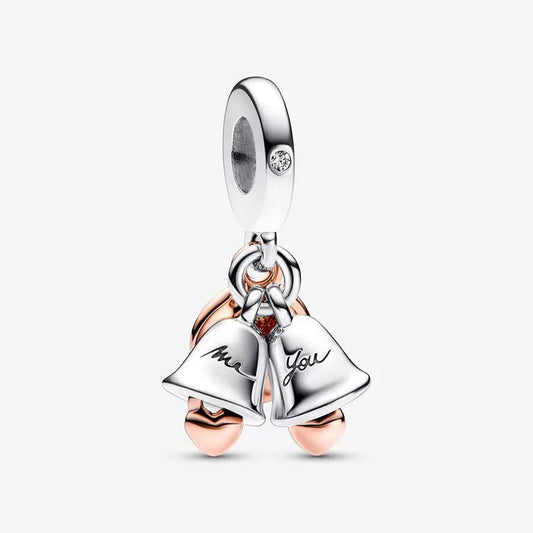 Charm Pendente Campane Nuziali "Just Married" - 782592C01 - Simmi Gioiellerie -Charm