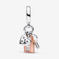 Charm Pendente Chiave, Lucchetto e Cuore - 782506C01 - Simmi Gioiellerie -Charm