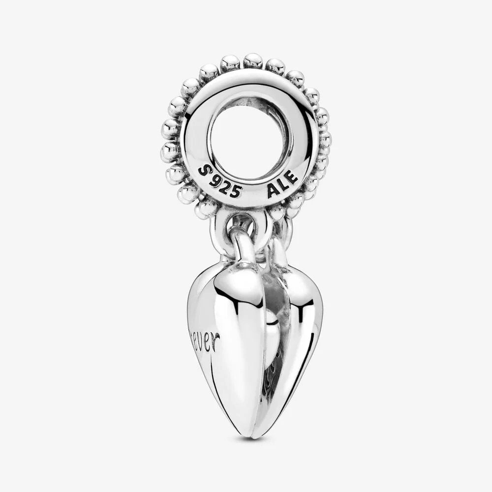 Charm pendente con due cuori Zia e nipote - 799188C00 - Simmi Gioiellerie -Charm