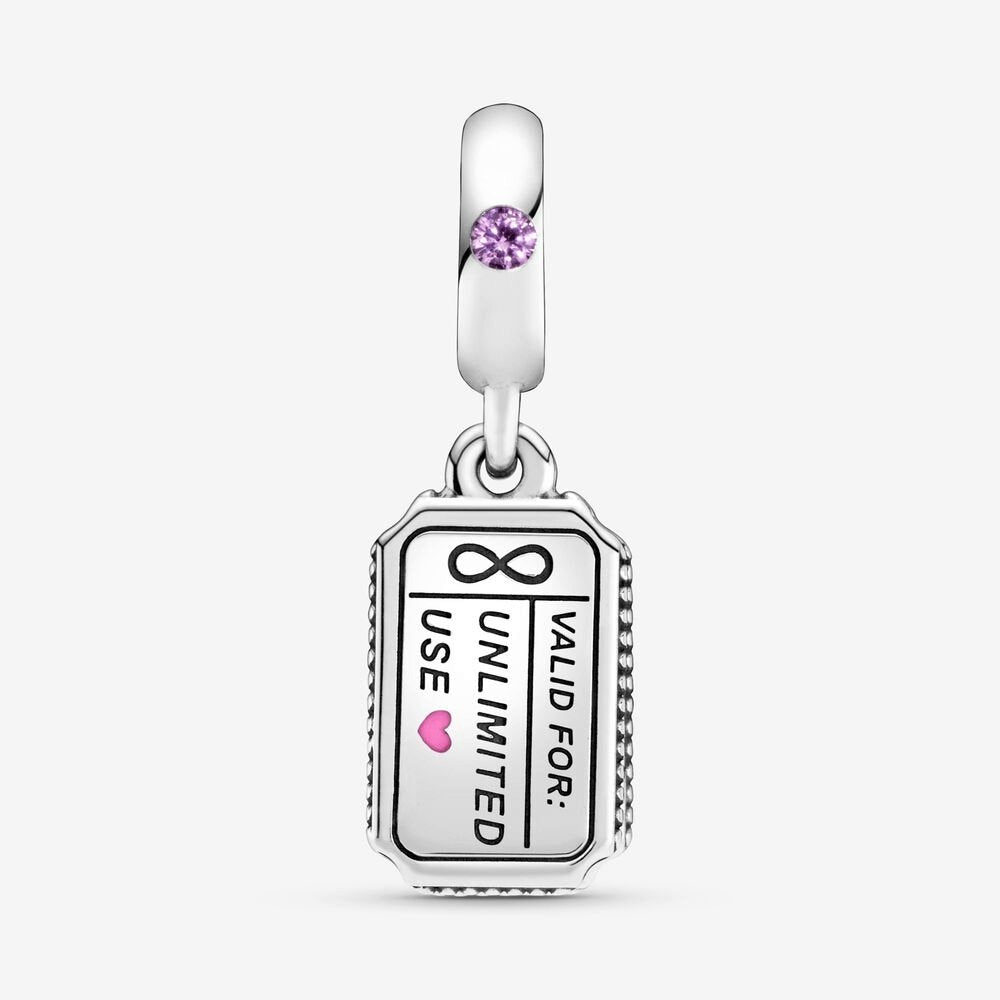 Charm pendente Coupon d'Amore - 798703C01 - Simmi gioiellerie -Charm