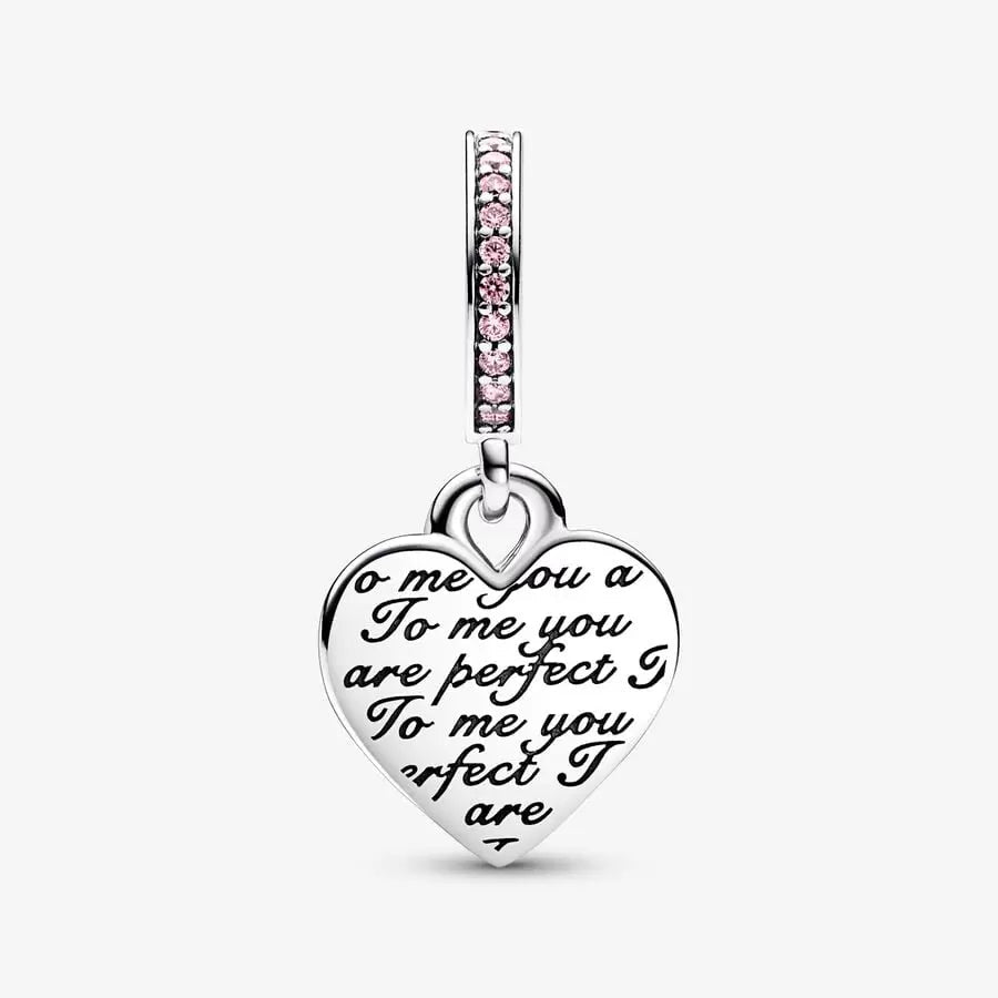 Charm Pendente Cuore Infinito Mamma Sei Perfetta - 782641C01 - Simmi Gioiellerie -Charm