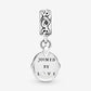 Charm pendente Cuori intrecciati - 798095cz - Simmi Gioiellerie -Charm