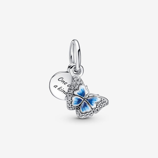 Charm Pendente Farfalla Blu - 790757C01 - Simmi Gioiellerie -Charm