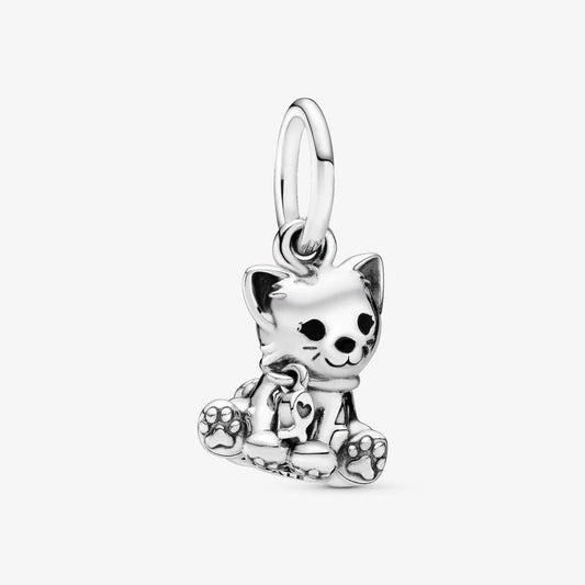 Charm pendente Gattino - 798011EN16 - Simmi Gioiellerie -Charm