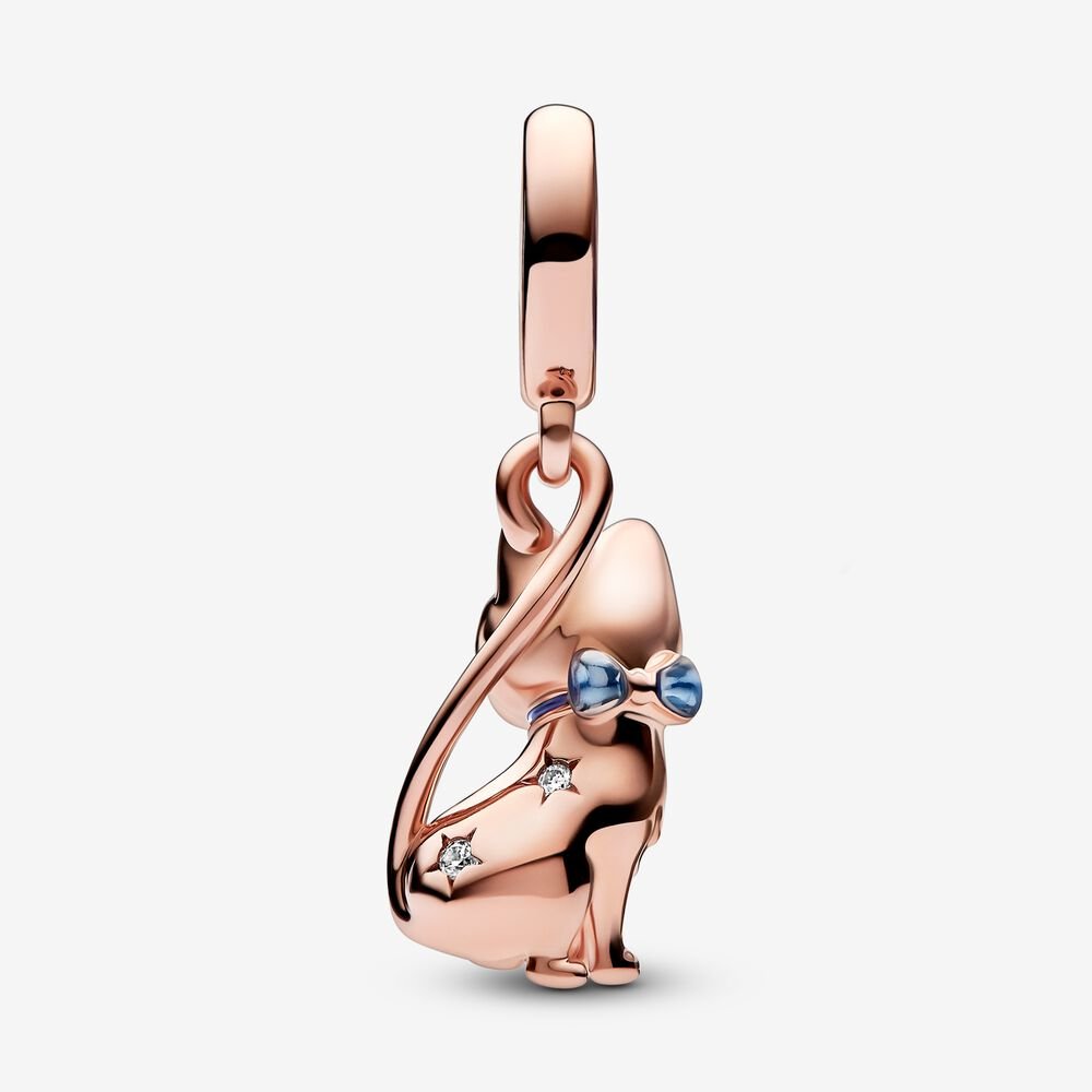 Charm Pendente Gattino con Occhi Scintillanti - 782259C01 - Simmi Gioiellerie -Charm