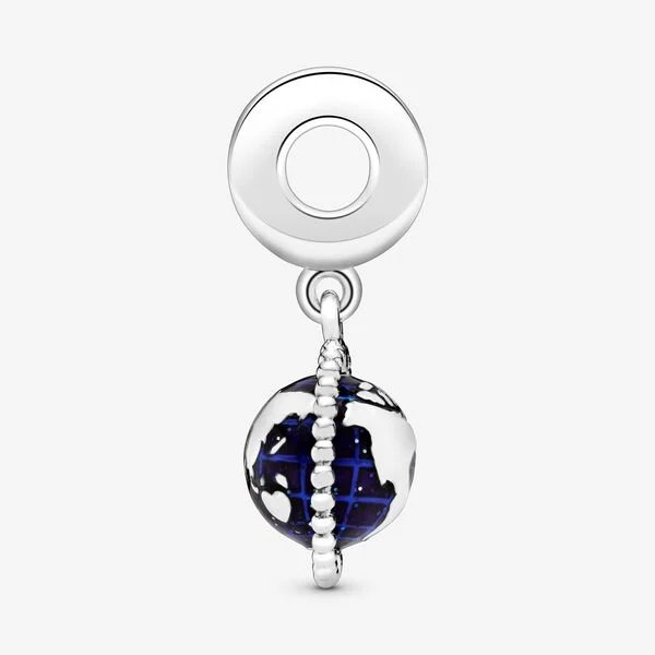 Charm pendente Globo girevole - 798021CZ - Simmi Gioiellerie -Charm