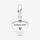 Charm pendente Labirinto di cuori rosa - 787801NBP - Simmi Gioiellerie -Charm