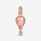 Charm pendente Mongolfiera rosa scintillante - 789434C01 - Simmi Gioiellerie -Charm