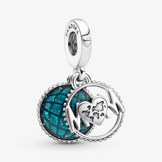 Charm pendente Mum, con globo luccicante - 799368c01 - Simmi Gioiellerie -Charm