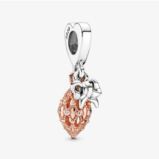 Charm Pendente Ornamento Natalizio Bicolore - 789170C01 - Simmi Gioiellerie -Charm