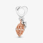Charm Pendente Ornamento Natalizio Bicolore - 789170C01 - Simmi Gioiellerie -Charm