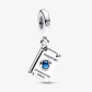 Charm Pendente Passaporto Apribile "Citizen of the World" - 792680C01 - Simmi Gioiellerie -Charm