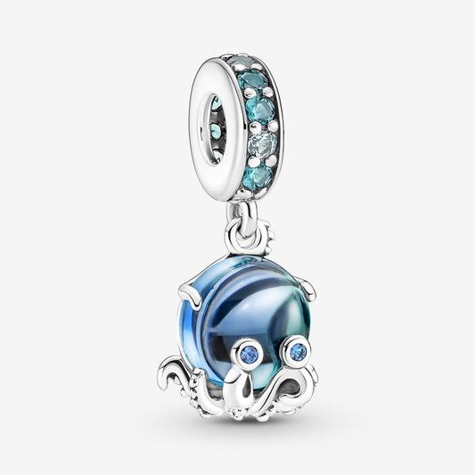 Charm Pendente Polpo Vetro di Murano - 791694C01 - Simmi Gioiellerie -Charm