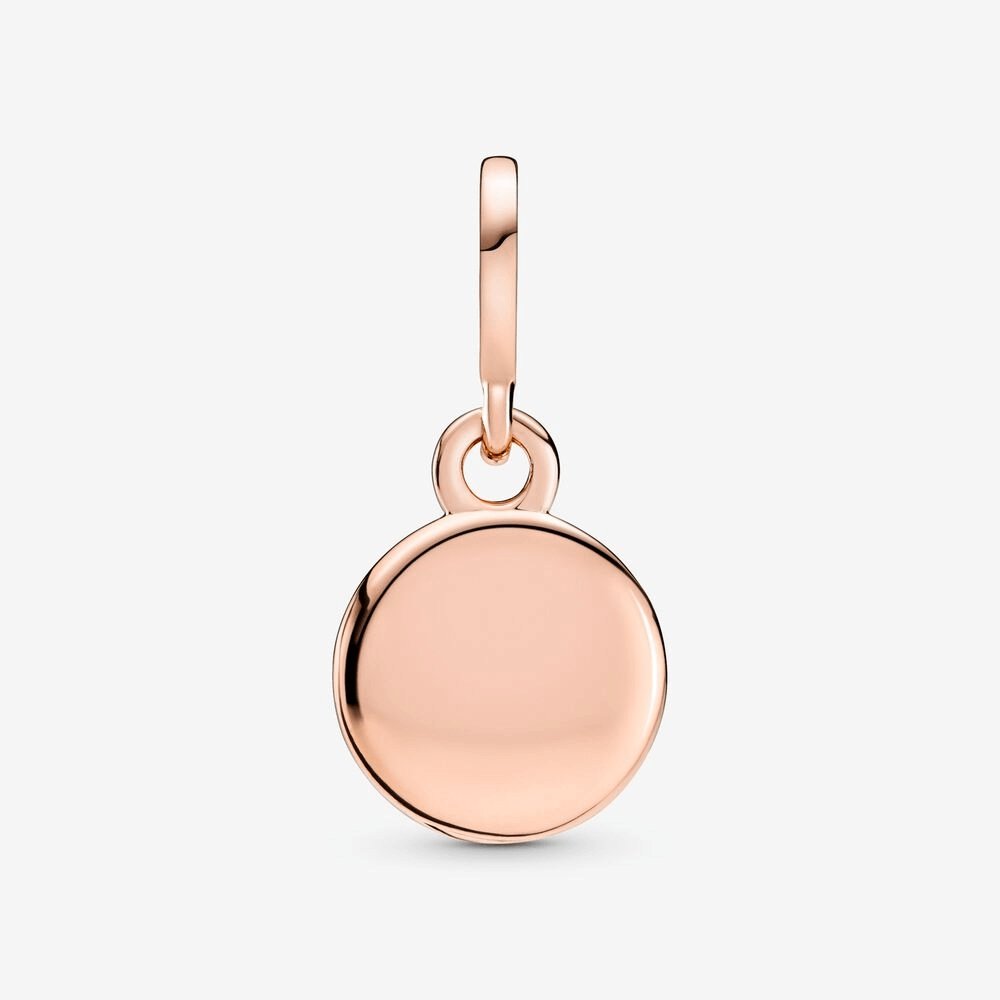 Charm pendente scintillante con pavé e O coronata - 789055C01 - Simmi Gioiellerie -Charm