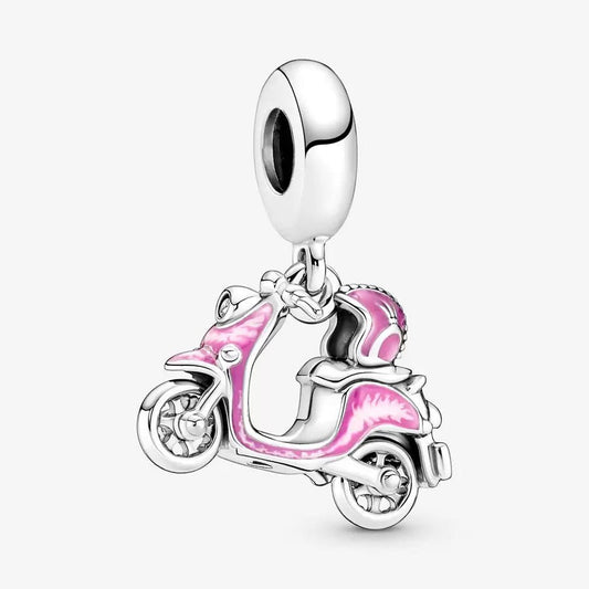 Charm Pendente Scooter Rosa - 791057C01 - Simmi Gioiellerie -Charm
