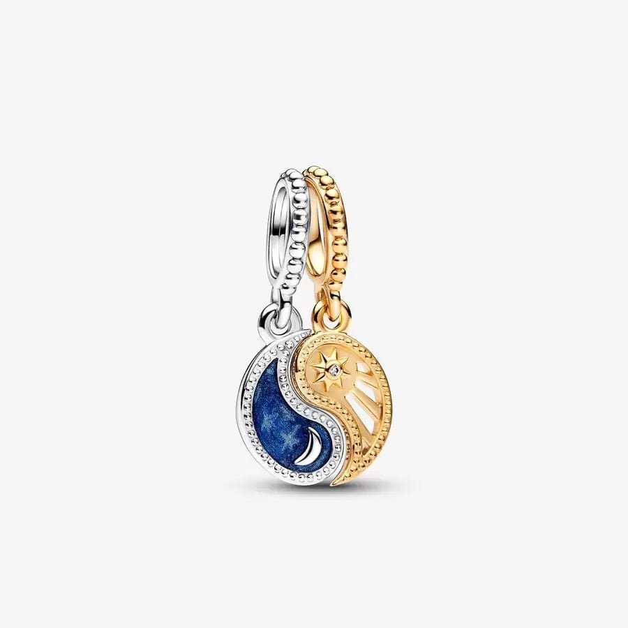 Charm Pendente Sole e Luna Divisibile - 762678C01 - Simmi Gioiellerie -Charm