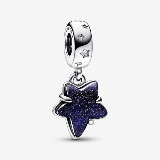 Charm Pendente Stella Blu Vetro di Murano - 792368C01 - Simmi Gioiellerie -Charm