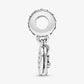 Charm pendente Stelle e luna crescente con cielo notturno - 799216C01 - Simmi Gioiellerie -Charm