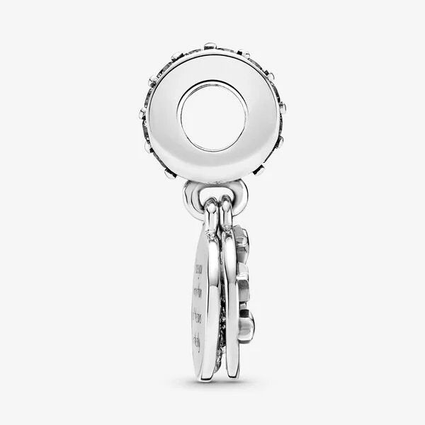 Charm pendente Stelle e luna crescente con cielo notturno - 799216C01 - Simmi Gioiellerie -Charm