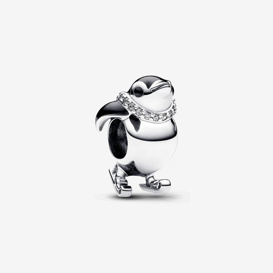 Charm Pinguino con gli Sci - 792988C01 - Simmi Gioiellerie -Charm