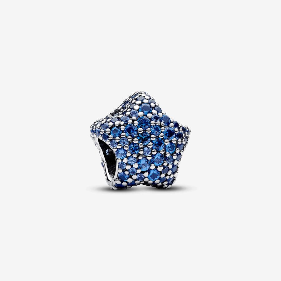 Charm Stella Pavè Blu - 793026C01 - Simmi Gioiellerie -Charm