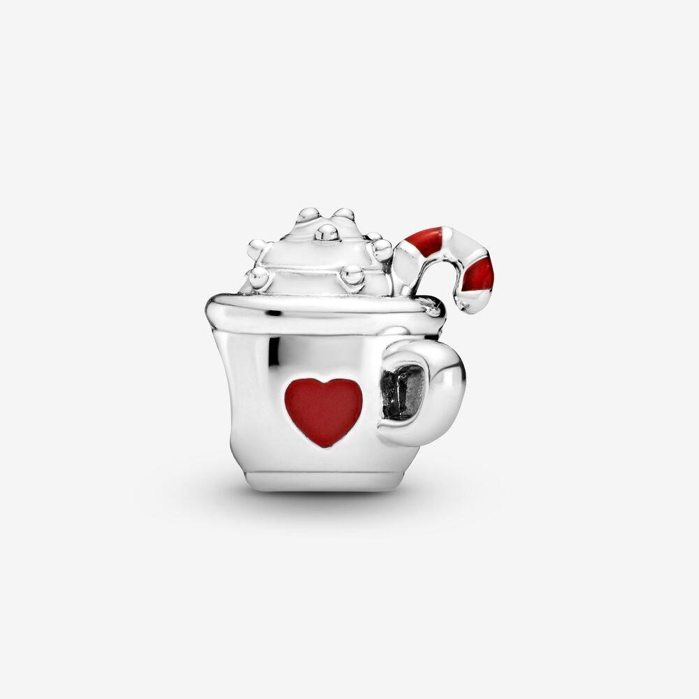 Charm Tazza di Cioccolata con panna - 797523ENMX - Simmi Gioiellerie -Charm