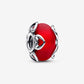 Charm Vetro di Murano Rosso e Cuori - 792497C01 - Simmi Gioiellerie -Charm