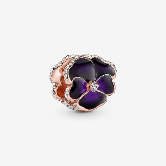 Charm Viola del Pensiero - 780777C01 - Simmi Gioiellerie -Charm