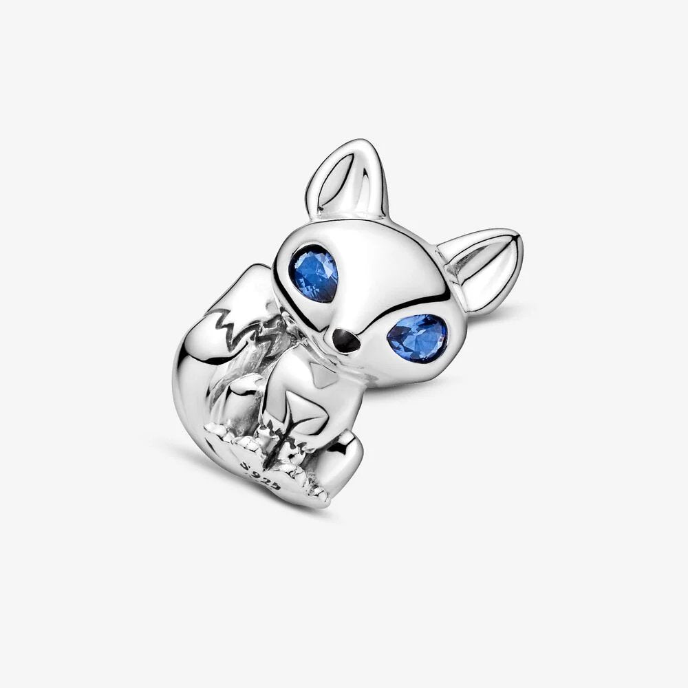 Charm Volpe dagli occhi blu - 799096C01 - Simmi Gioiellerie -Charm