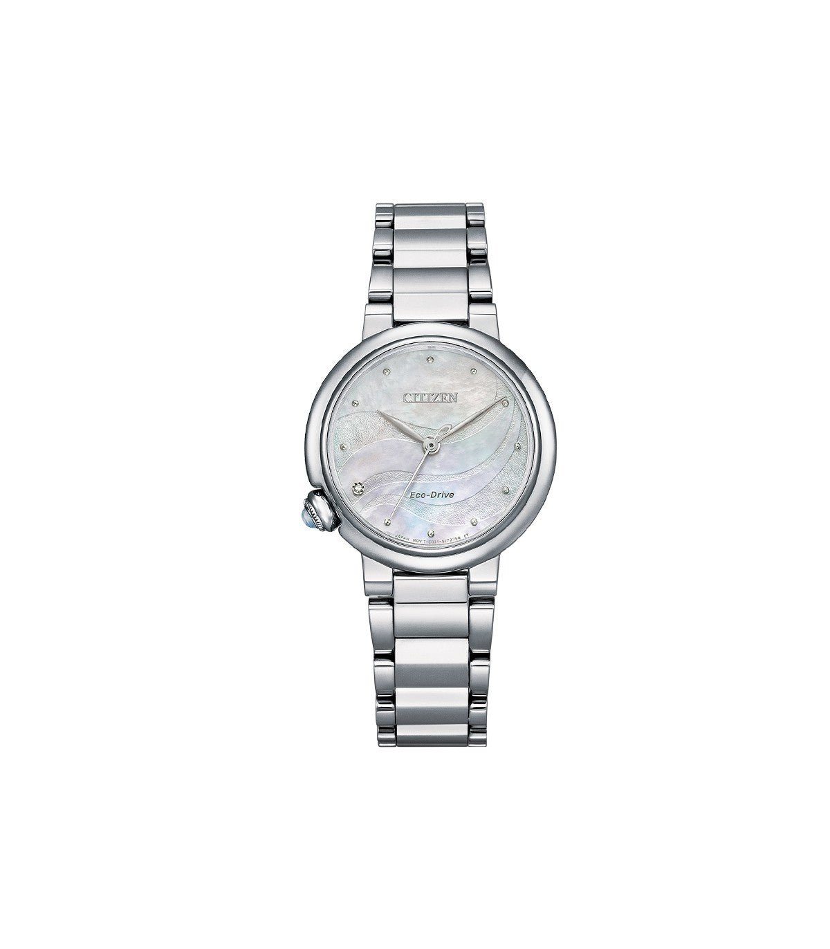 Citizen Orologio Donna - Lady Eco-Drive 30mm Madreperla con Diamante Naturale - EM091080D - Simmi Gioiellerie -Orologi