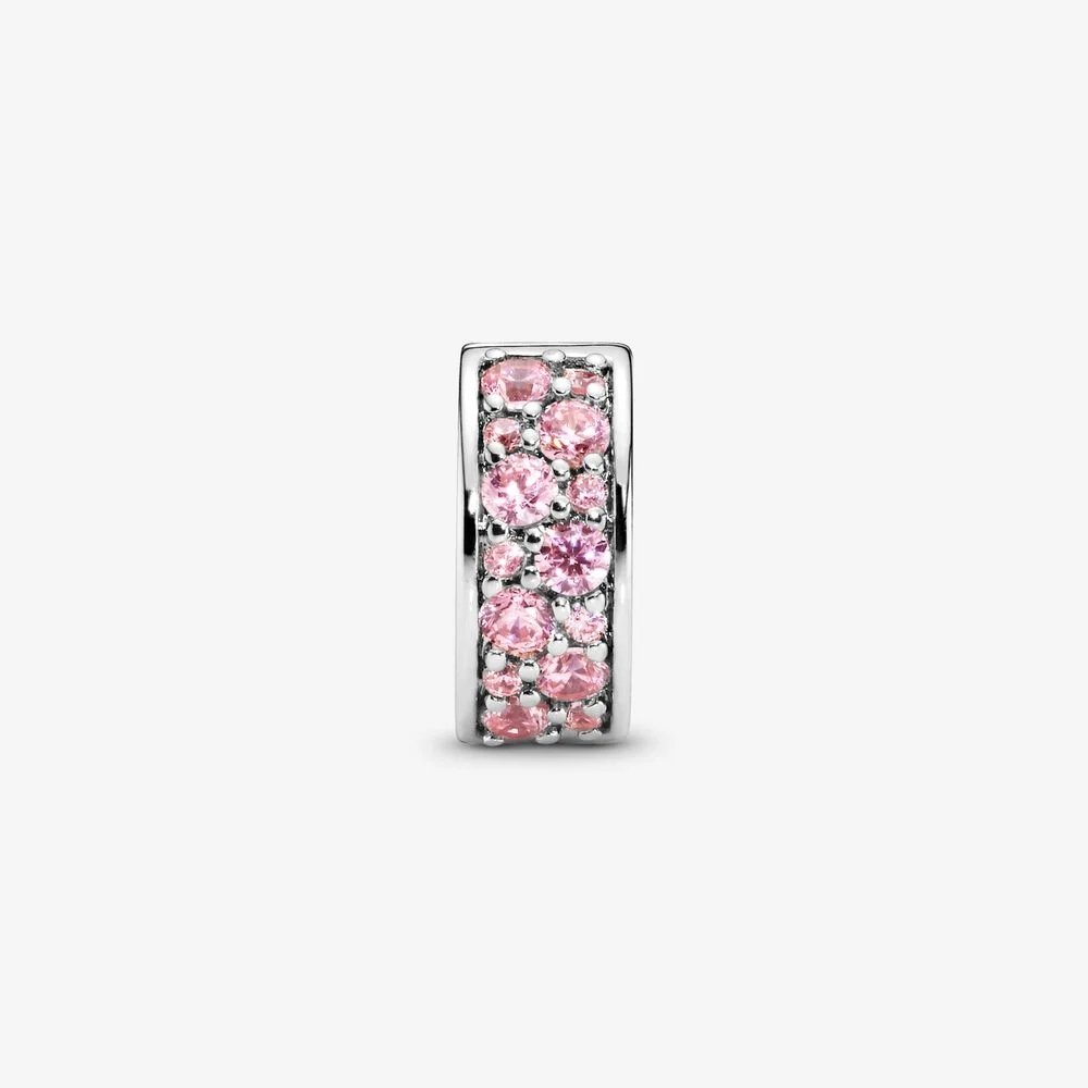Clip con pavé rosa - 791817PCZ - Simmi Gioiellerie -Clip