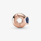 Clip con solitario a cuore blu - 789203C02 - Simmi Gioiellerie -Clip