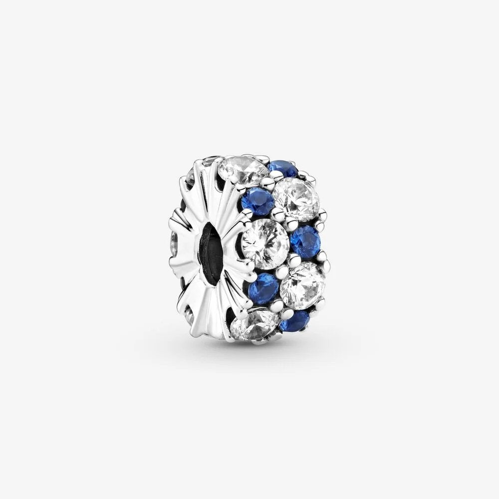 Clip scintillante blu - 799171C01 - Simmi Gioiellerie -Clip