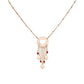Collana Acchiappamore Rosè e Cristalli Rossi - CLAARR3 - Simmi Gioiellerie -Collane