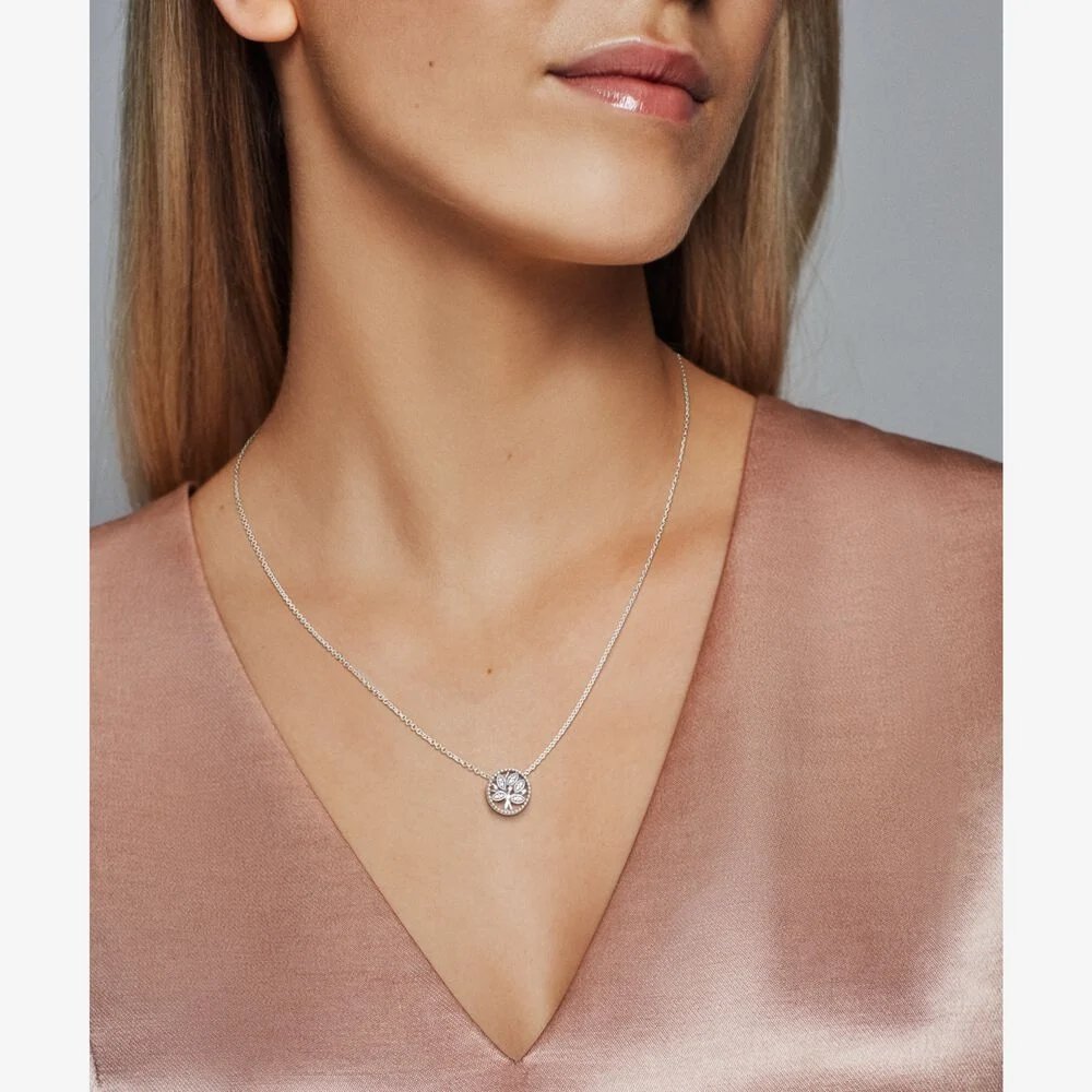 Collana Albero della famiglia scintillante - 397780CZ - Simmi Gioiellerie -Collane